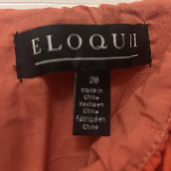 Orange Ruffle Off-Shoulder Dress - Picture 6 of 6